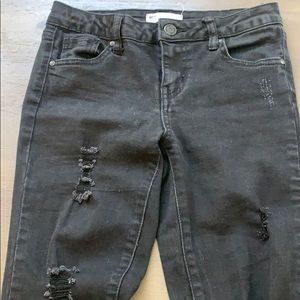 RSQ Girls Black Distressed Jeans. Ibiza Skinny